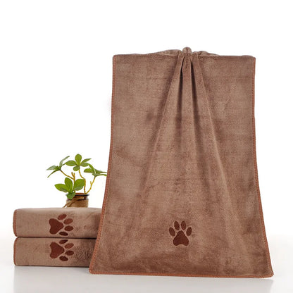 Pet Bath Towel for Dogs and Cats - Quick-Drying, Soft, Absorbent - My Pet Serenity