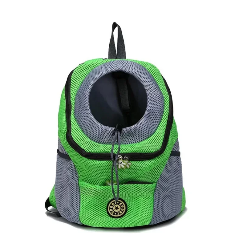 Double-Shoulder Mesh Dog Carrier Backpack for Travel | Pet Carrier - My Pet Serenity