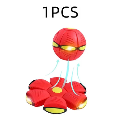 Dog Toy Flying UFO Morph Ball Outdoor Interactive Training Ball - My Pet Serenity