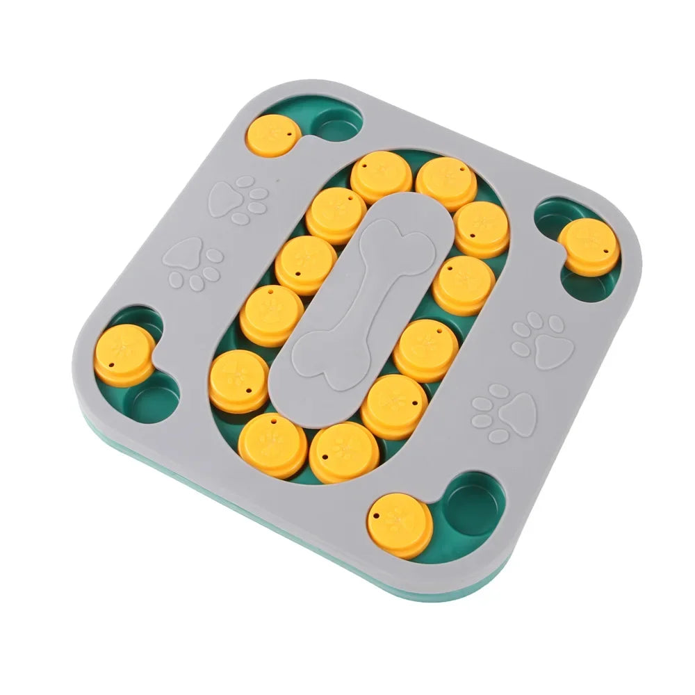 Puppy Slow Feeder Puzzle Bowl Non-Slip Food Dispenser for Dogs and Cats - My Pet Serenity