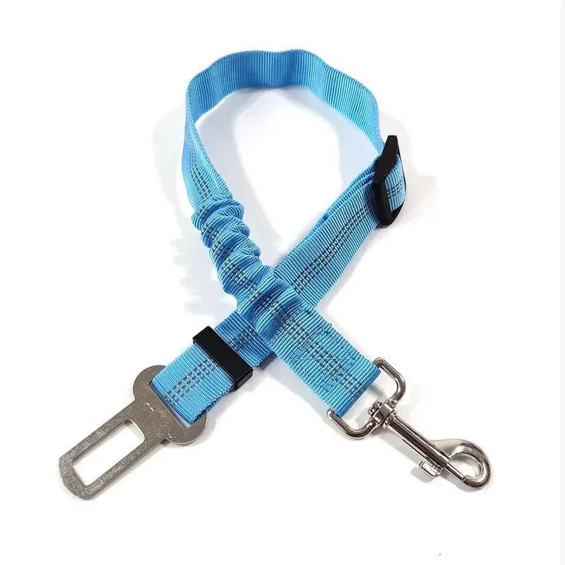 Reflective Dog Car Seat Belt - Adjustable Durable Nylon with Bungee - My Pet Serenity