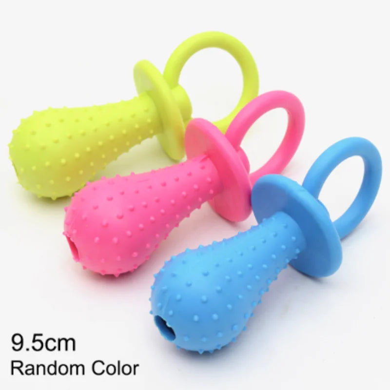 Soft Rubber Bone Chew Toy for Small Dogs - Bite-Resistant Teeth - My Pet Serenity