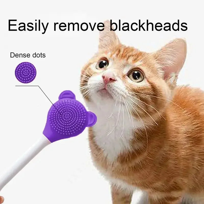 Cat 5-in-1 Vacuum Silicone Grooming Kit for Chin Care Blackhead Removal - My Pet Serenity