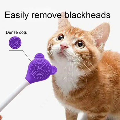 Cat 5-in-1 Vacuum Silicone Grooming Kit for Chin Care Blackhead Removal - My Pet Serenity
