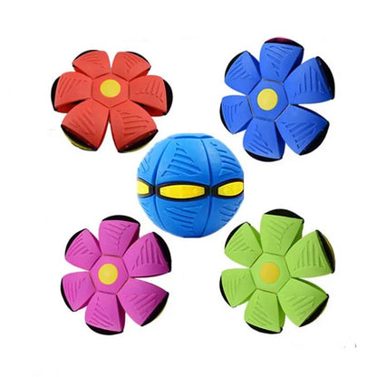 Dog Toy Flying UFO Morph Ball Outdoor Interactive Training Ball - My Pet Serenity