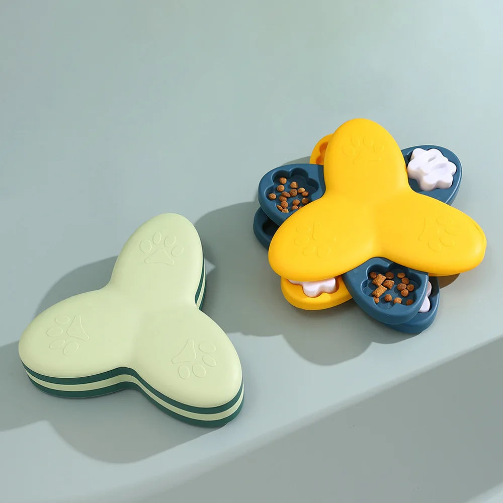 Puppy Slow Feeder Puzzle Bowl Non-Slip Food Dispenser for Dogs and Cats - My Pet Serenity
