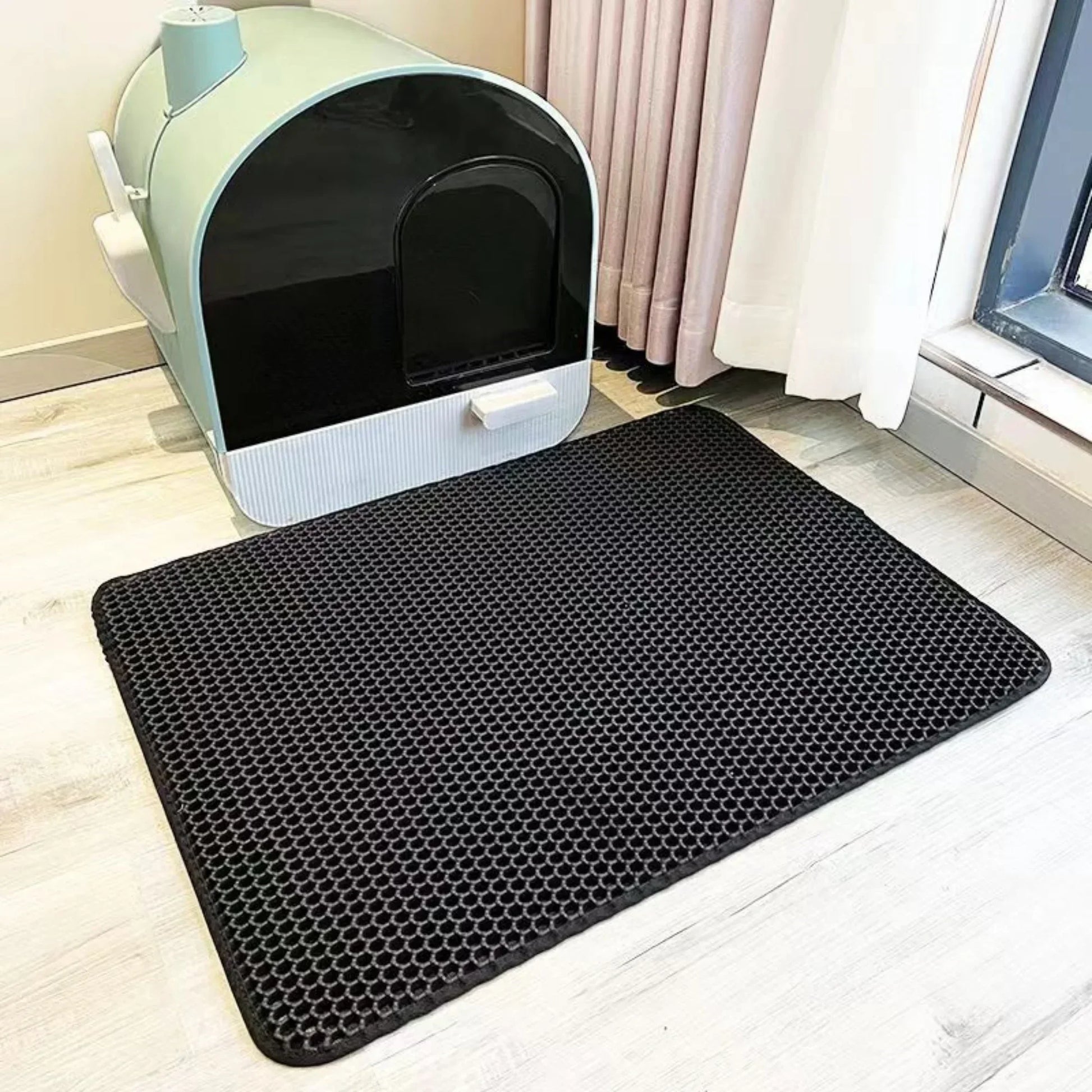 Extra-Large Cat Litter Mat - Waterproof, 2-Layer, Non-Slip, Washable - My Pet Serenity