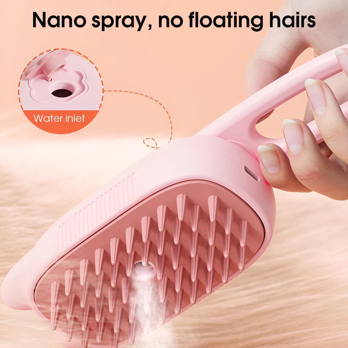 Electric Dog Brush with Silicone Tips for Grooming and Hair Removal - My Pet Serenity