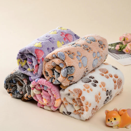 Warm Cat Blanket Fleece Bed Mat for Cats and Small Dogs - My Pet Serenity