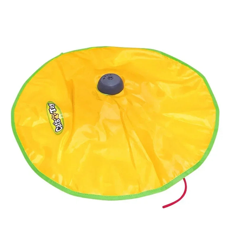 Interactive Electric Cat Turntable Toy with No-Battery Rotating Teaser - My Pet Serenity