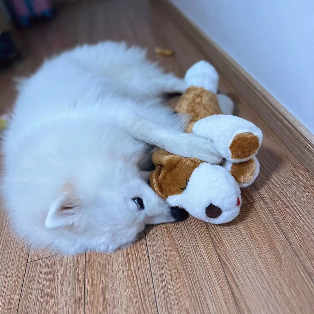 Puppy Heartbeat Toy with Squeaky Chew for Crates and Kennels Sleep Aid - My Pet Serenity