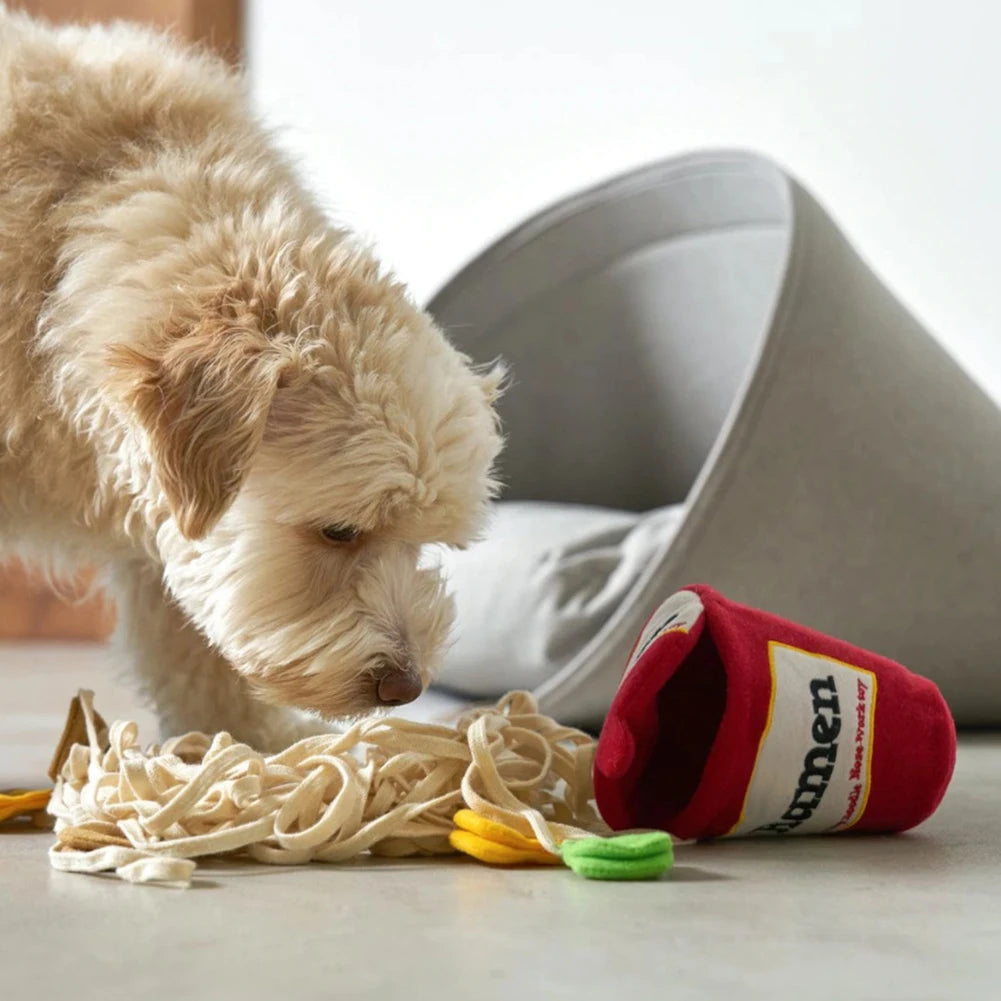 Dog Puzzle Toy Noodle-Shape Food-Dispensing for Small/Medium Dogs - My Pet Serenity