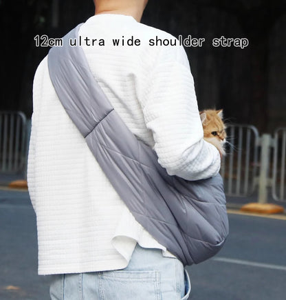 Winter Warm Dog Carrier Bag, Thickened Portable Shoulder Bag for Dogs - My Pet Serenity