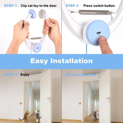 USB Rechargeable Cat Toy: Electric Door-Hanging Interactive Toy - My Pet Serenity