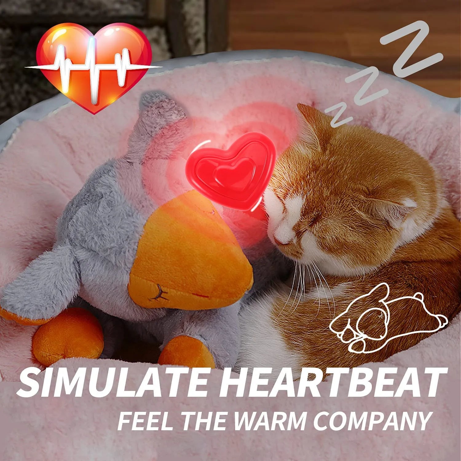 Pet Heartbeat Simulator for Plush Toys and Dolls - My Pet Serenity