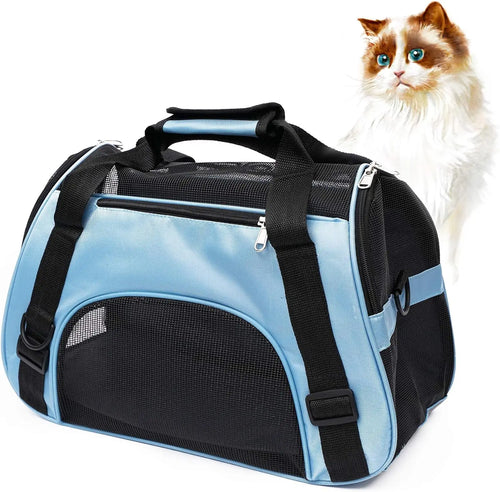 Portable Dog and Cat Carrier Bag for Travel, Breathable Mesh, Pets - My Pet Serenity