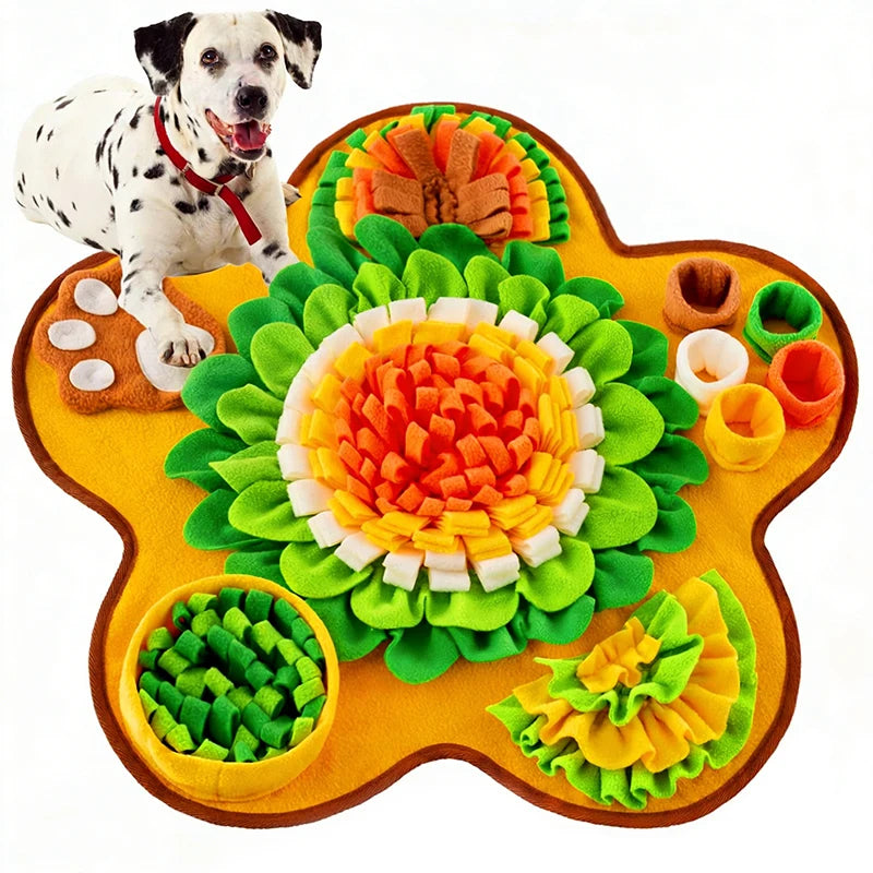 Dog Snuffle Mat: Interactive Slow Feeder for Foraging & Anxiety Relief - My Pet Serenity