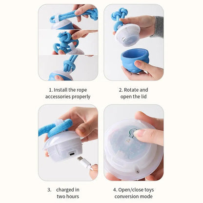USB Interactive Dog Toy Ball Electronic Moving Ball for Puppies - My Pet Serenity