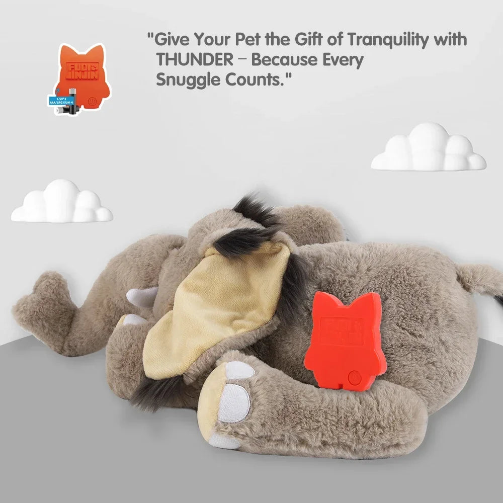 Mammoth Puppy Heartbeat Stuffed Toy for Anxiety Relief - My Pet Serenity