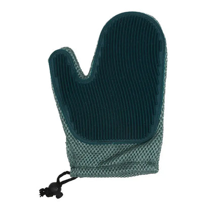 Pet grooming glove for cats and dogs hair remover, double-sided - My Pet Serenity