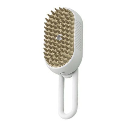 Electric Pet Steam Brush 3-in-1 Hair Removal & Water Spray for Cats - My Pet Serenity