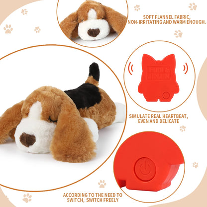 Puppy Heartbeat Toy for Crate Training and Sleep Aid - Dog Toy - My Pet Serenity