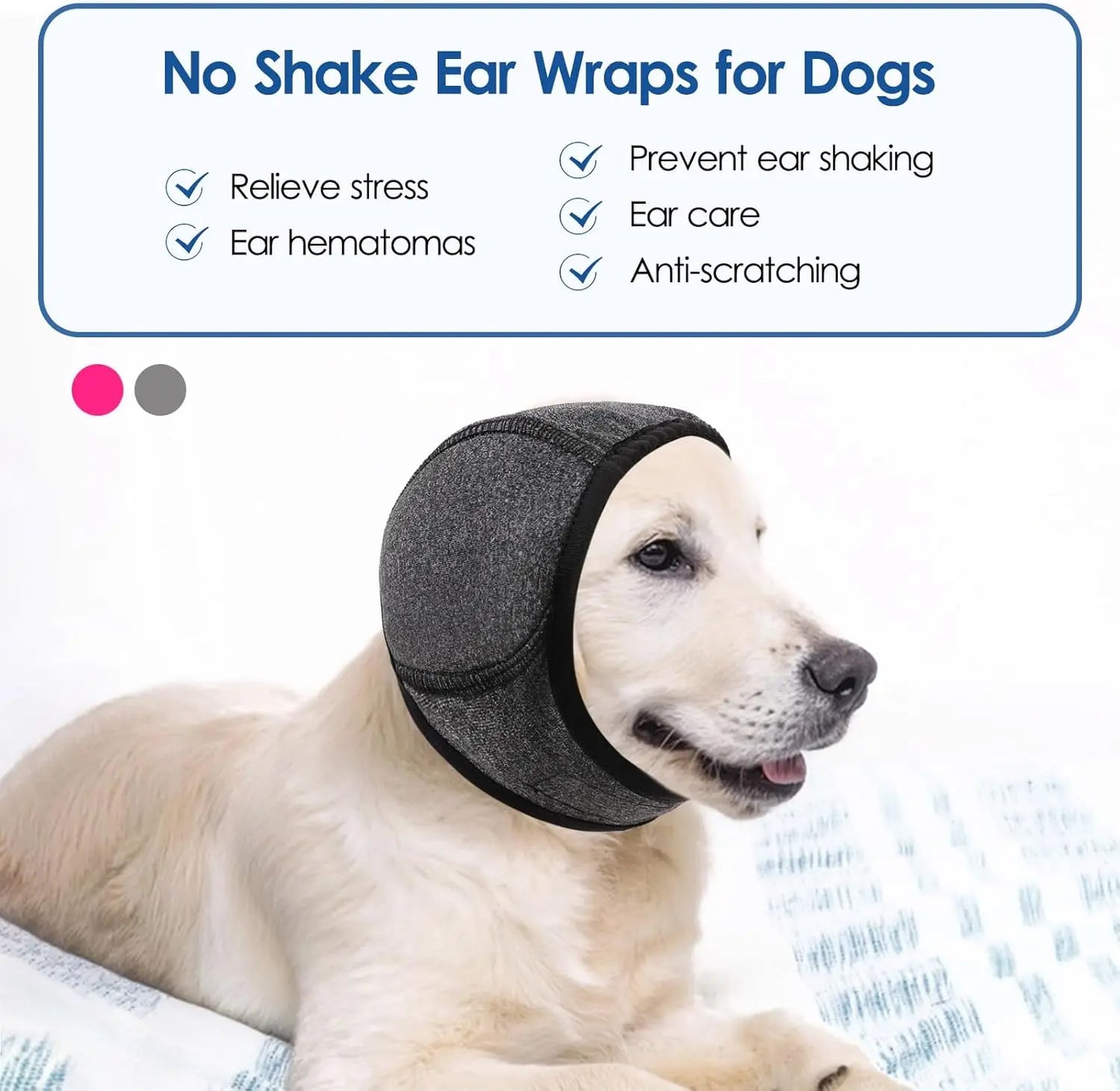Dog Ear Muffs for Noise Reduction and Anxiety Relief During Grooming - My Pet Serenity