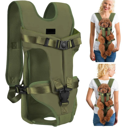 Pet Carrier Backpack for Dogs and Cats with Thickened Sponge Padding - My Pet Serenity