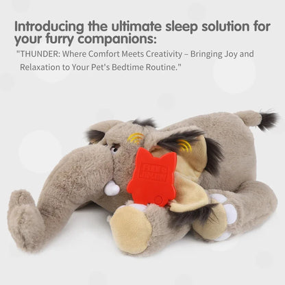 Mammoth Puppy Heartbeat Stuffed Toy for Anxiety Relief - My Pet Serenity