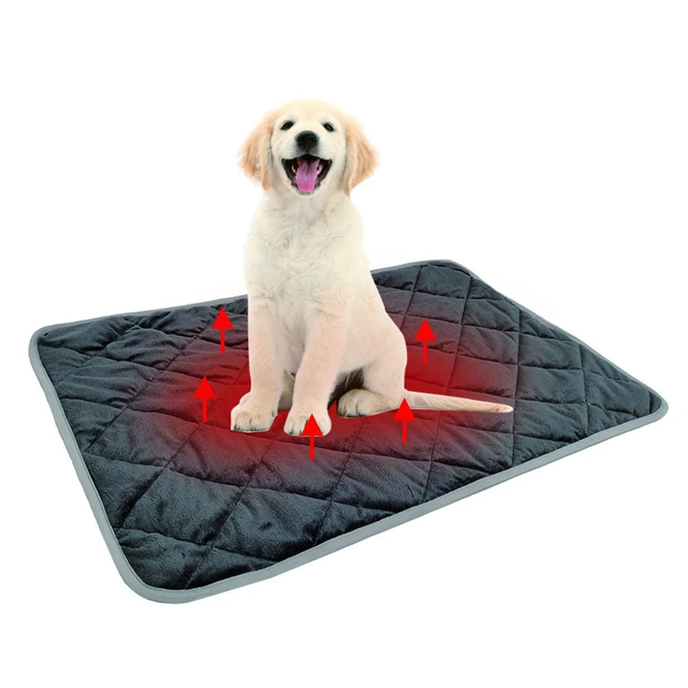 Self-Warming Dog and Cat Thermal Mat - Washable, Anti-Slip Bedding Pad - My Pet Serenity