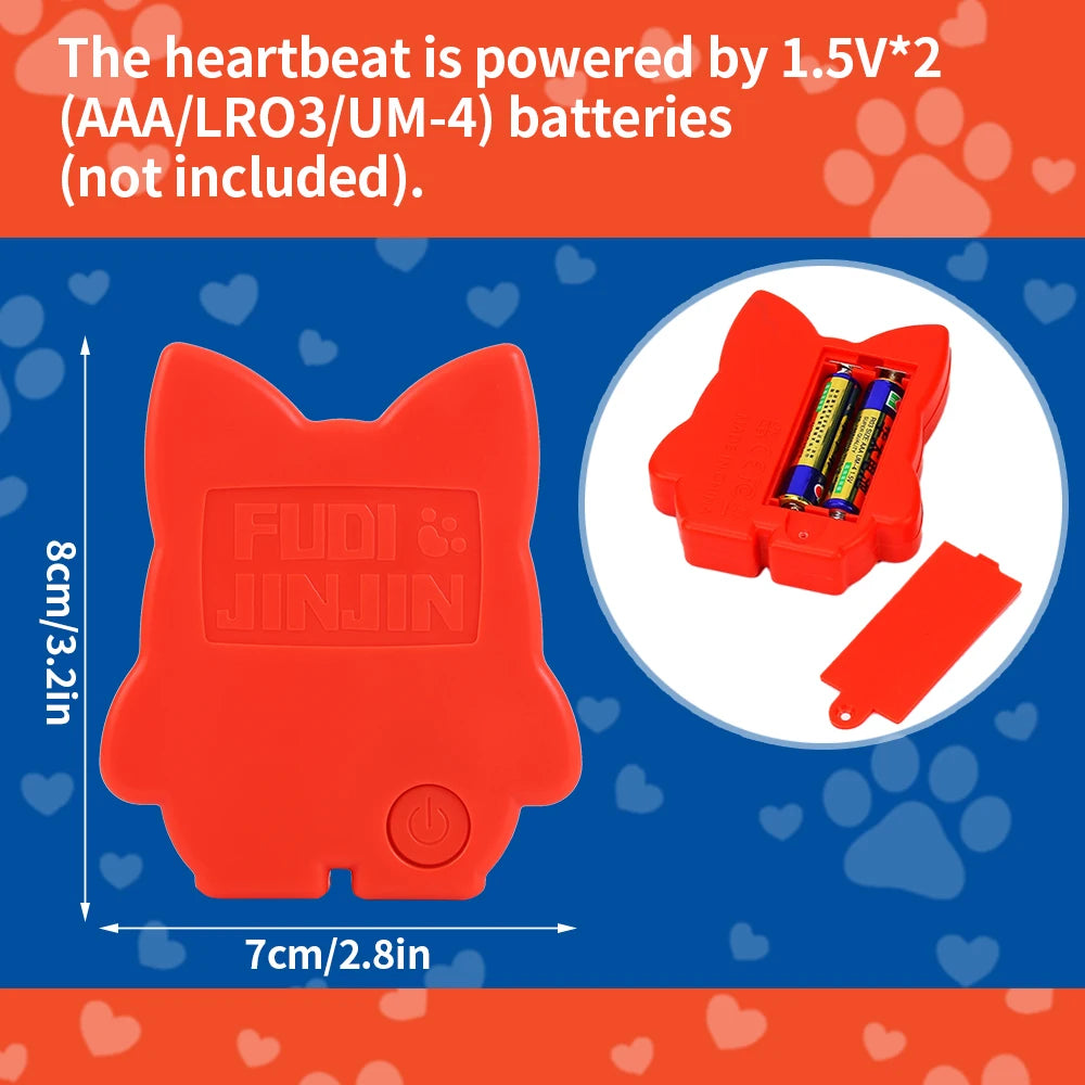 Dog and Cat Heartbeat Toy for Comfort and Behavioral Training - My Pet Serenity